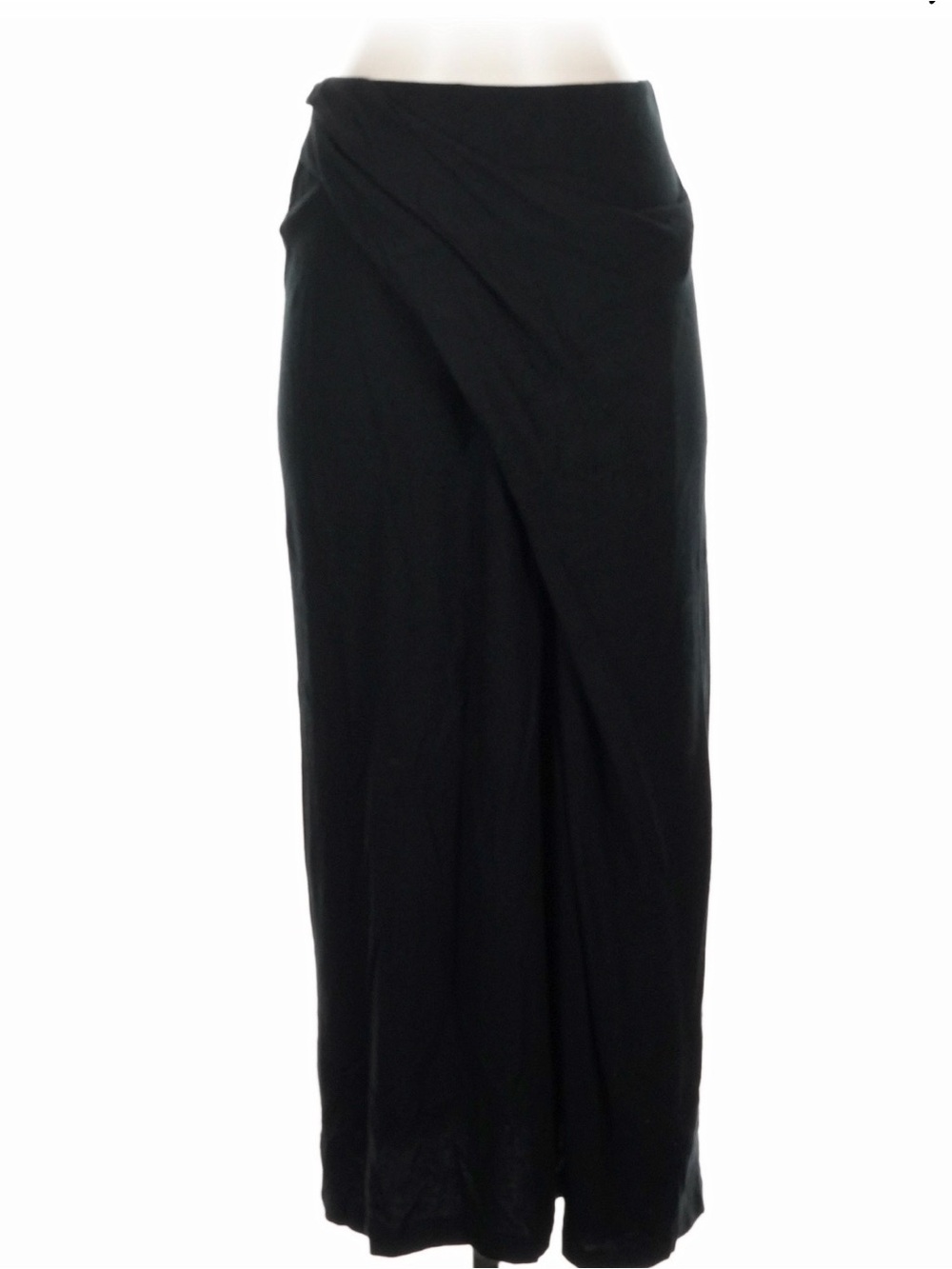 Vince black wrap skirt